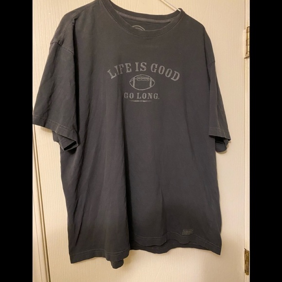Life is good go long all cotton tee XL - Picture 1 of 5